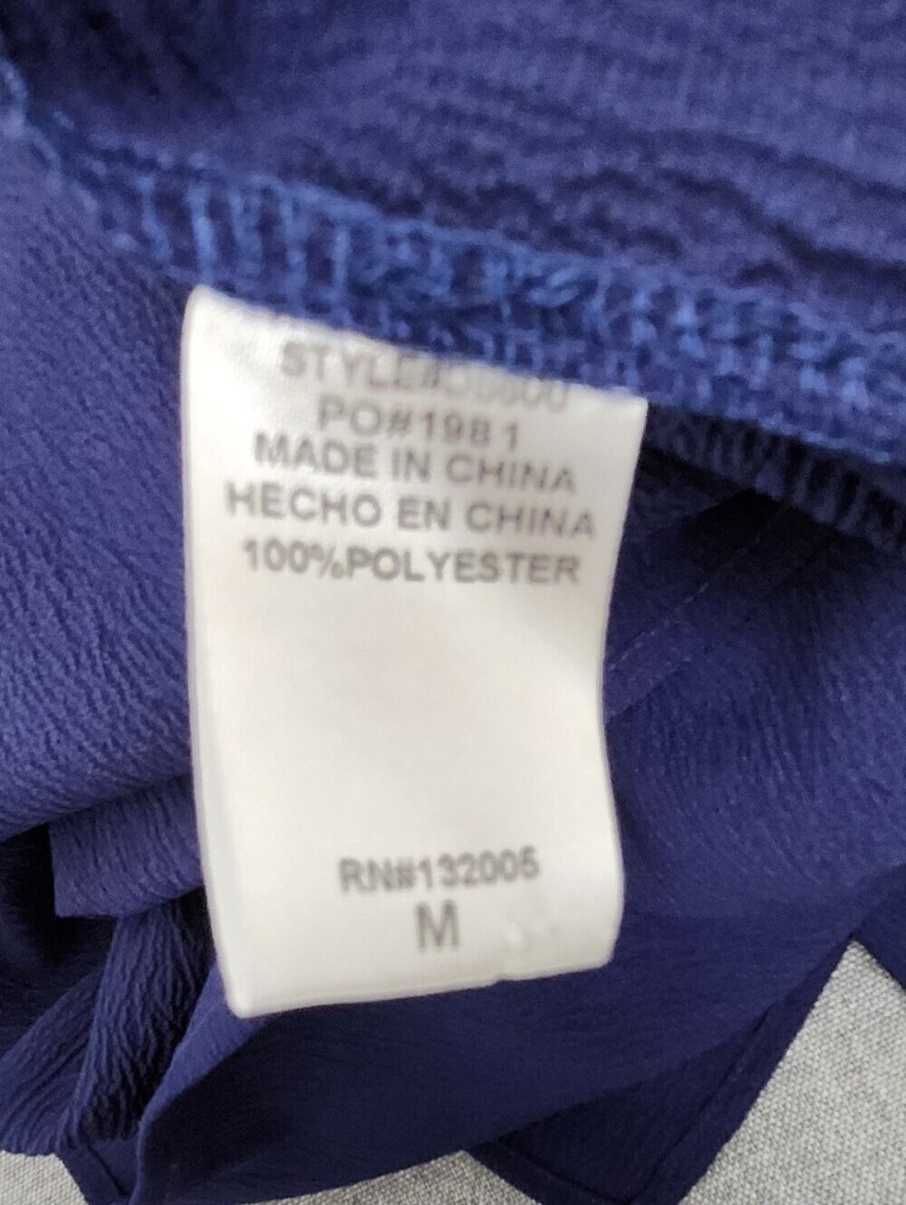 Entro Navy Blue Tuered Midi Dress. Medium - Picture 5 of 9